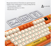 Ajazz AK820 MAX Avocado Switch Orange White RGB z ekranem - 1536369 - zdjęcie 11